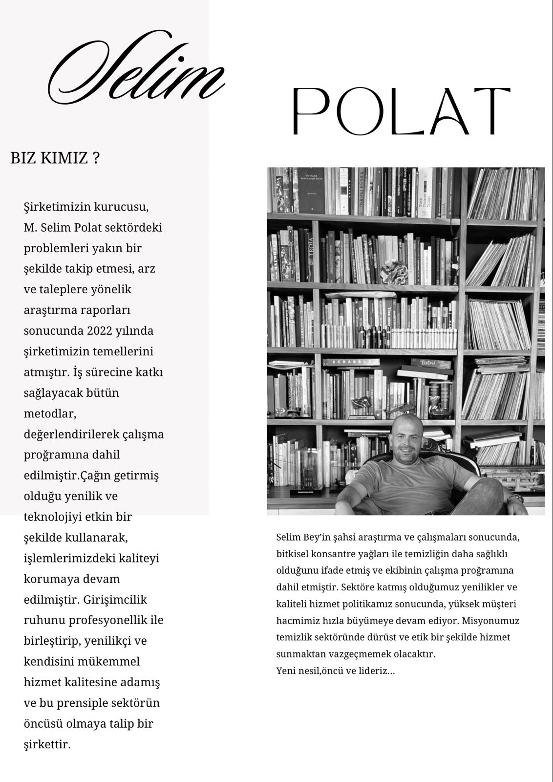 Selim Polat Cleaning Specialist Ekibi